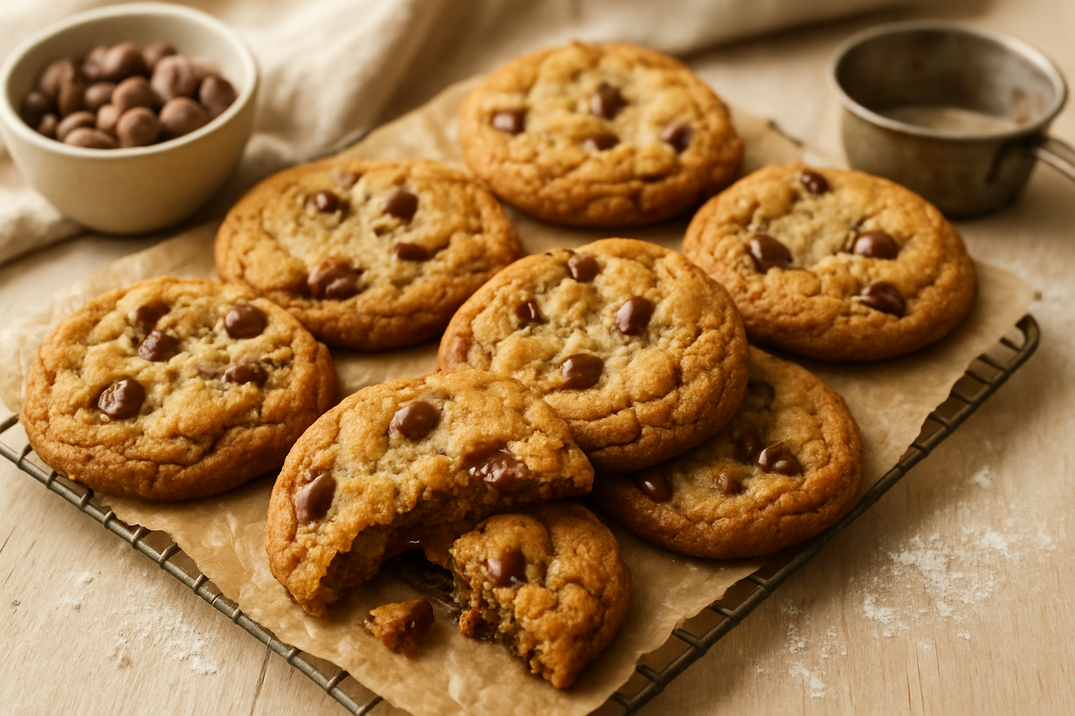 Brown Butter Milk Chocolate Chip Cookies Recipe for Soft, Chewy Perfection