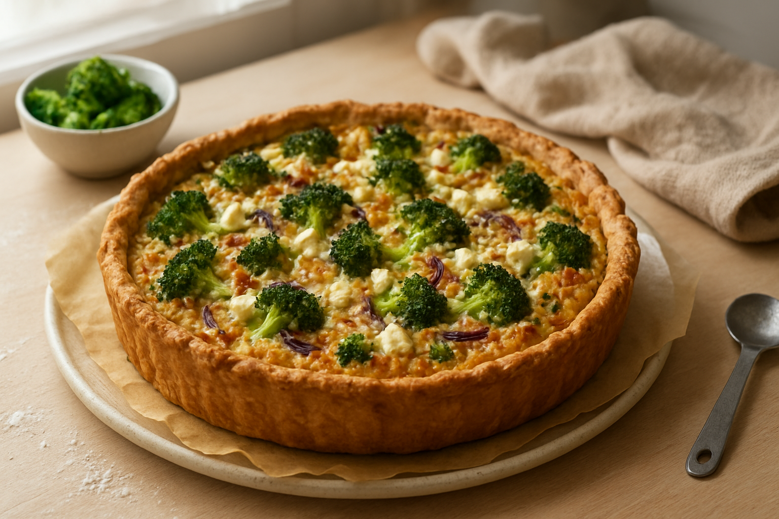 Easy Brown Rice Broccoli Tart Recipe for a Savory Gluten-Free Meal