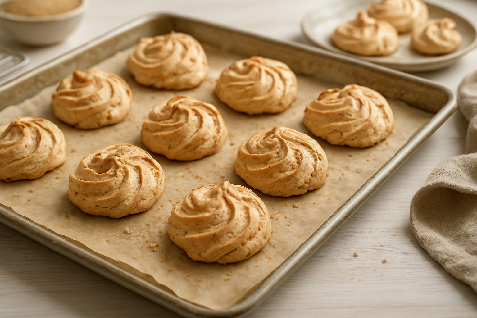 Light & Crispy Brown Sugar Meringue Cookies Recipe