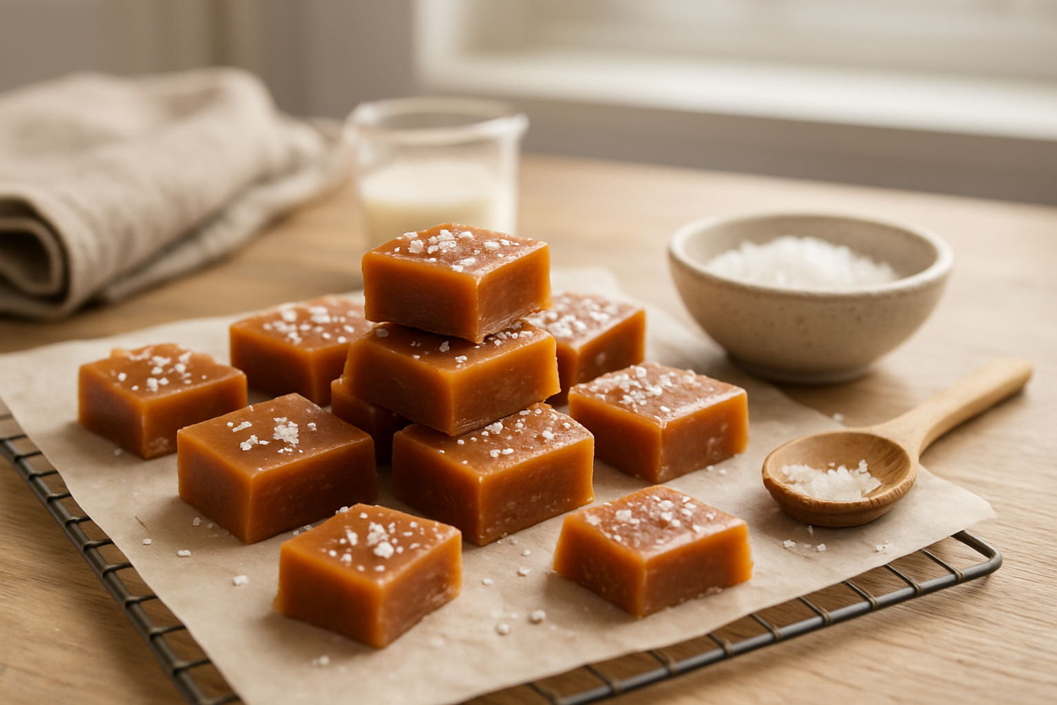 How to Make Salted Vanilla Caramels with Fleur de Sel at Home