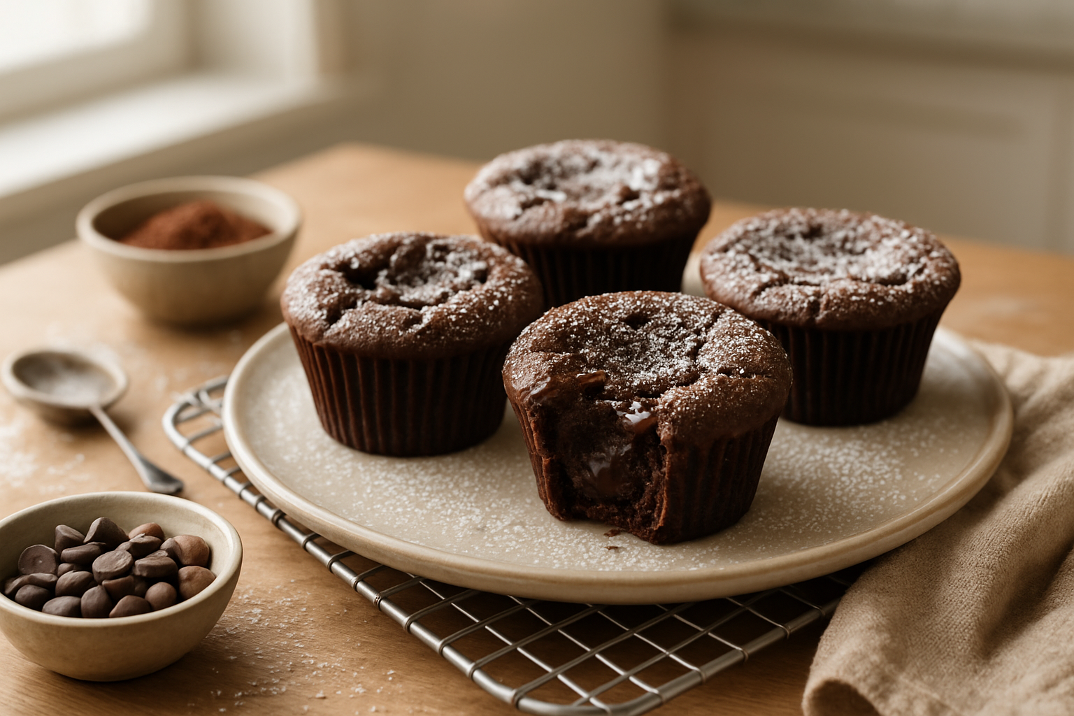 Decadent Flourless Chocolate Cupcakes Recipe for Rich, Fudgy Treats