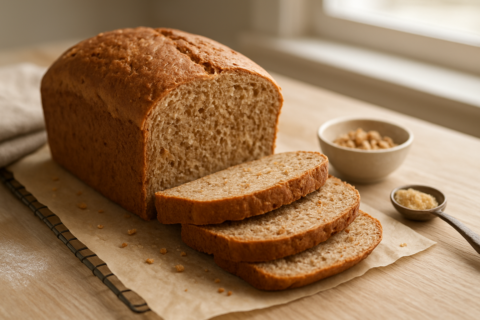 Soft Whole Wheat Sandwich Bread Recipe for Nutty, Hearty Loaves