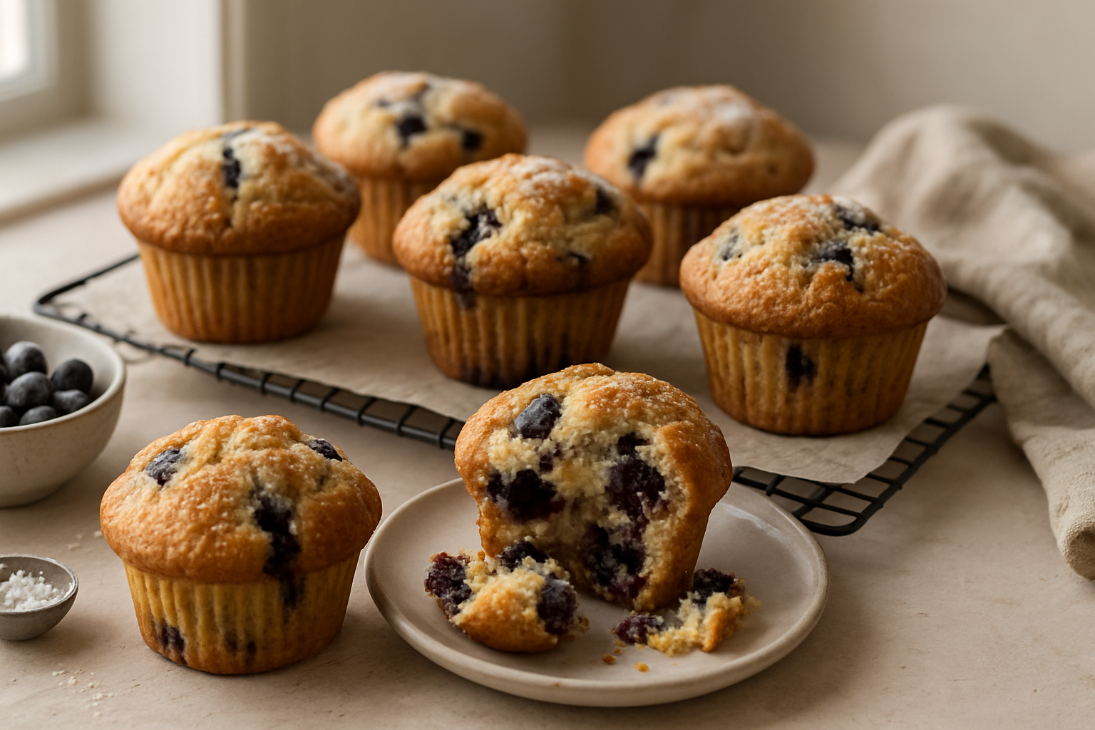 Moist Honey Blueberry Muffins Recipe for Soft, Flavorful Breakfast