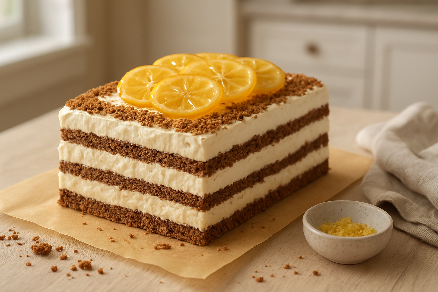 No-Bake Chocolate Lemon Icebox Cake Recipe for a Refreshing Summer Treat