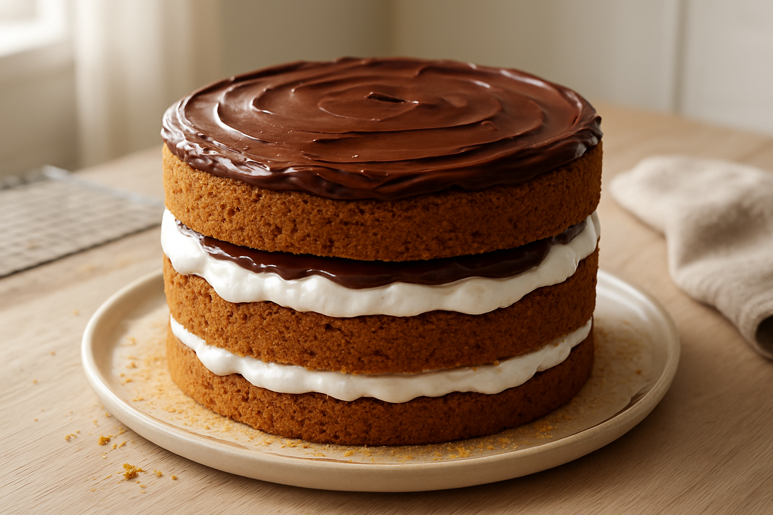 Ultimate S’mores Layer Cake Recipe for Moist, Gooey Summer Desserts