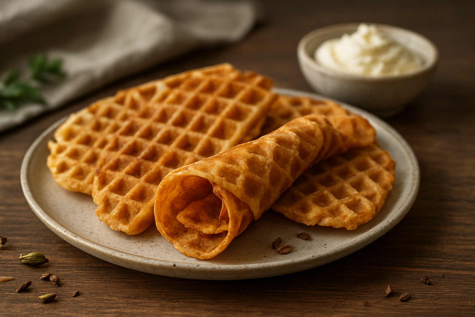 Aniswaffeln Rezept: Würzige Neujahrswaffeln traditionell backen