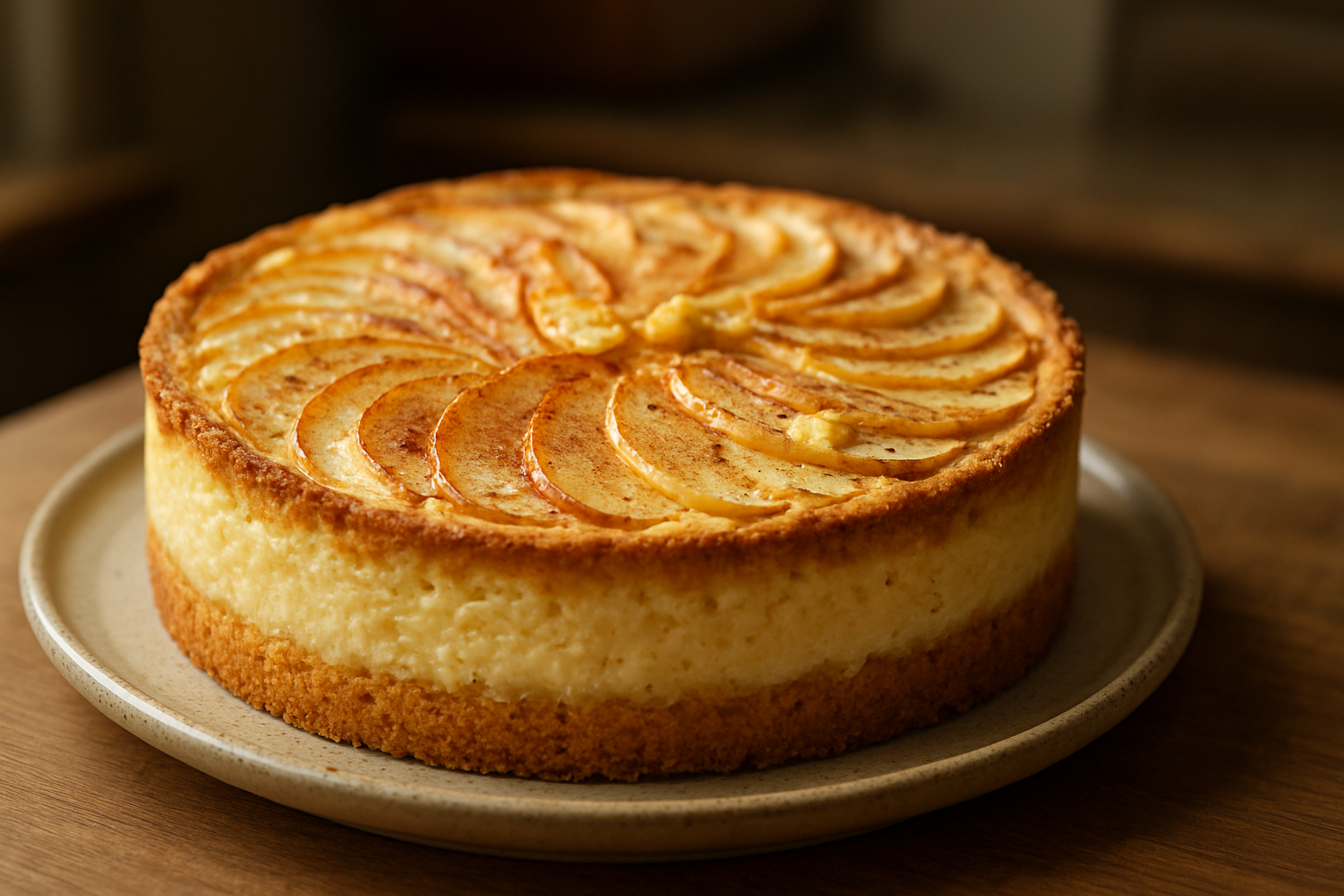 Apfel-Käsekuchen mit Mürbeteigboden – Herbstlicher Klassiker aus der deutschen Küche