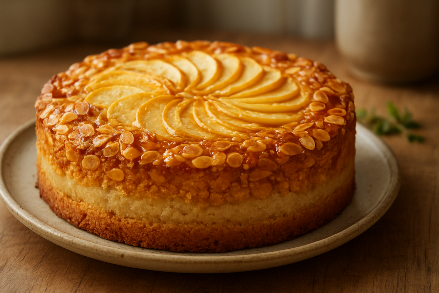 Apfel-Marzipan-Kuchen mit Mandelkruste – Herbstlicher Klassiker zum Martinstag