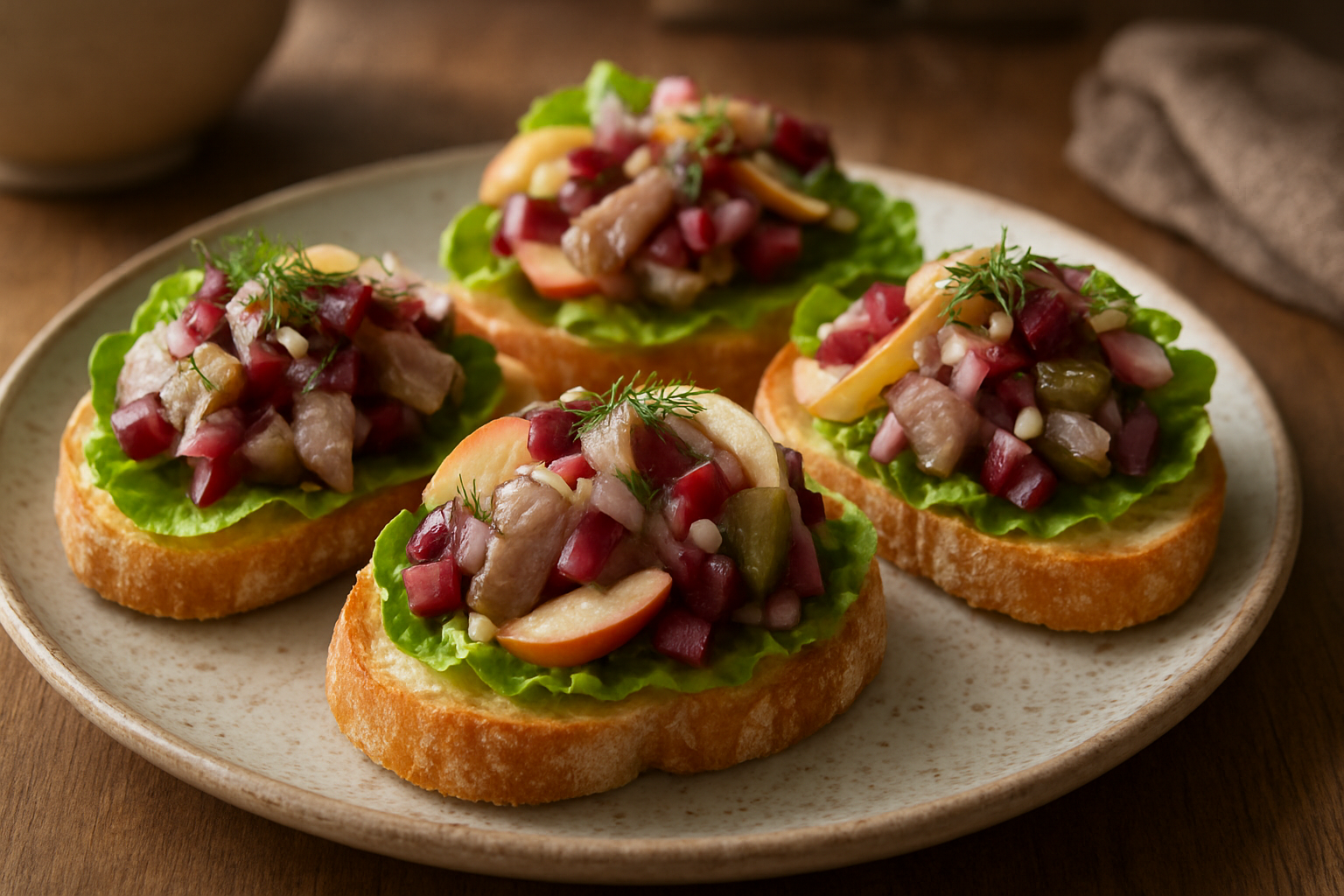 Apfel-Matjes-Salat: Frische Vorspeise für festliche Anlässe