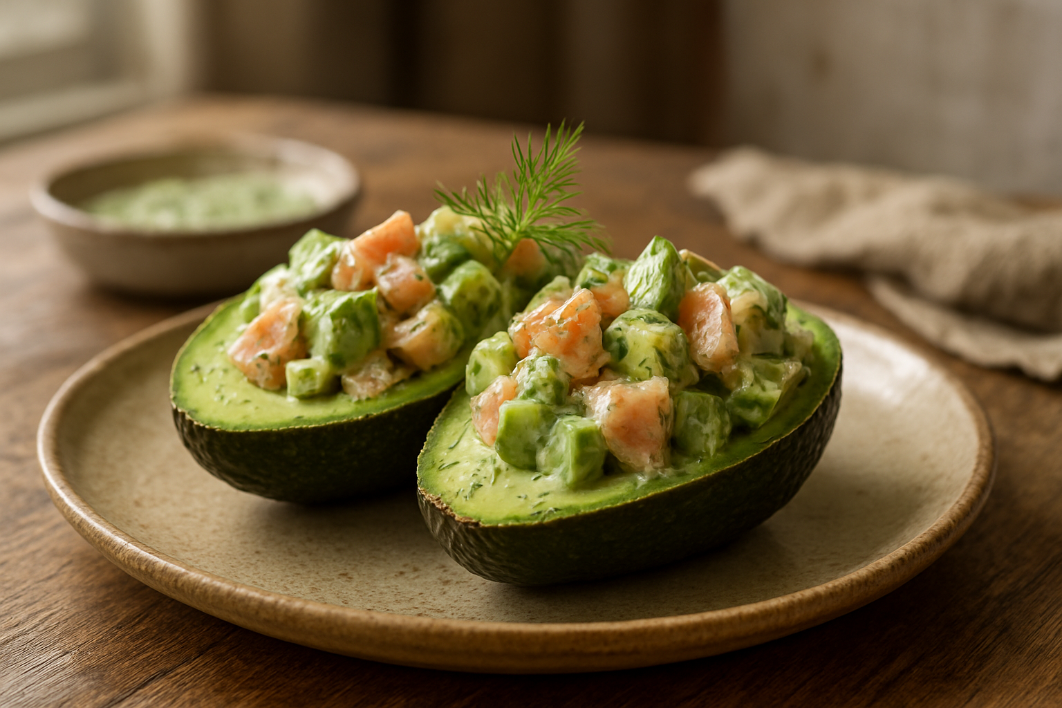 Avocado-Salat mit geräuchertem Lachs – Frische Vorspeise für den Sommer