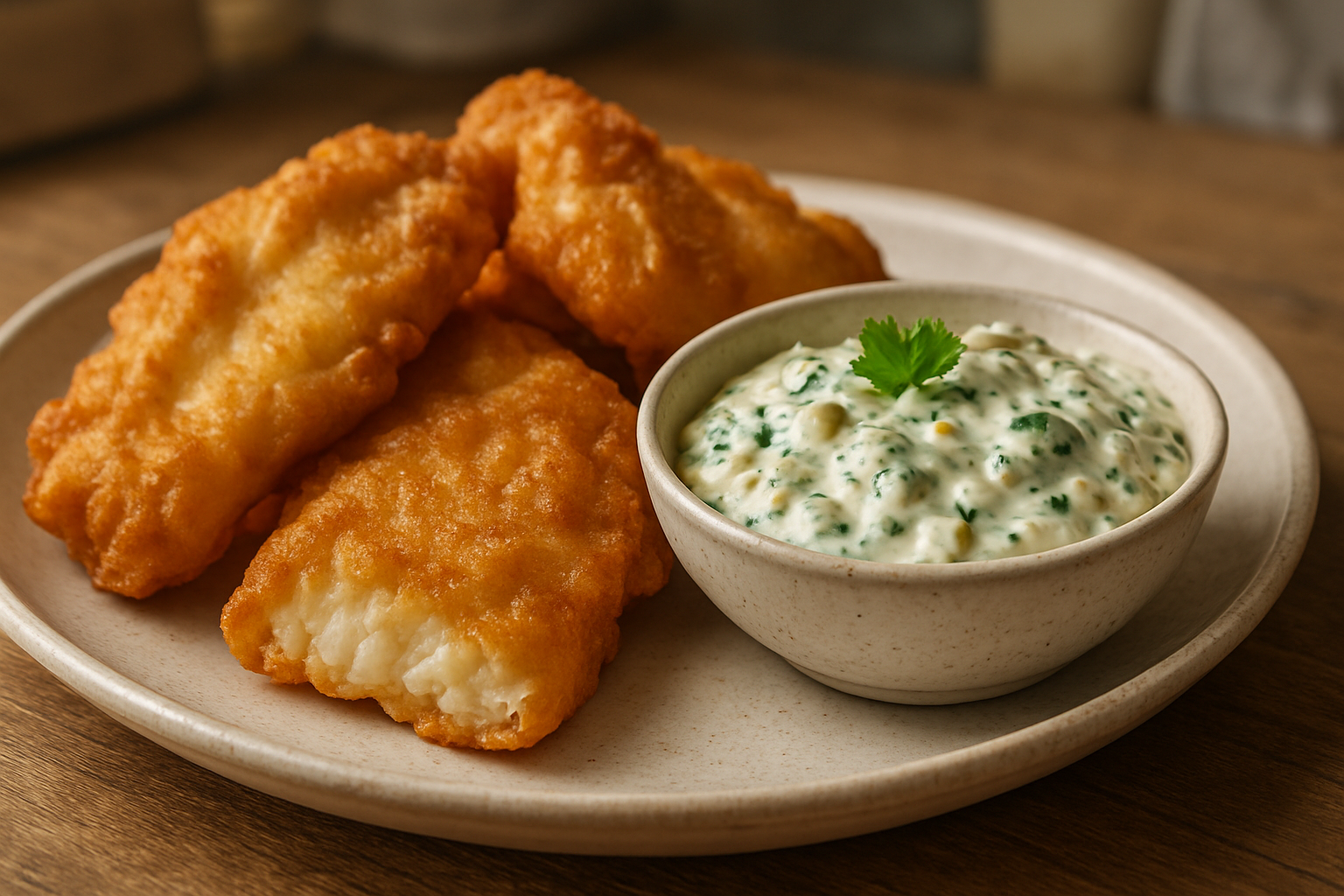 Backfisch im Bierteig – Knuspriger Klassiker mit hausgemachter Remoulade