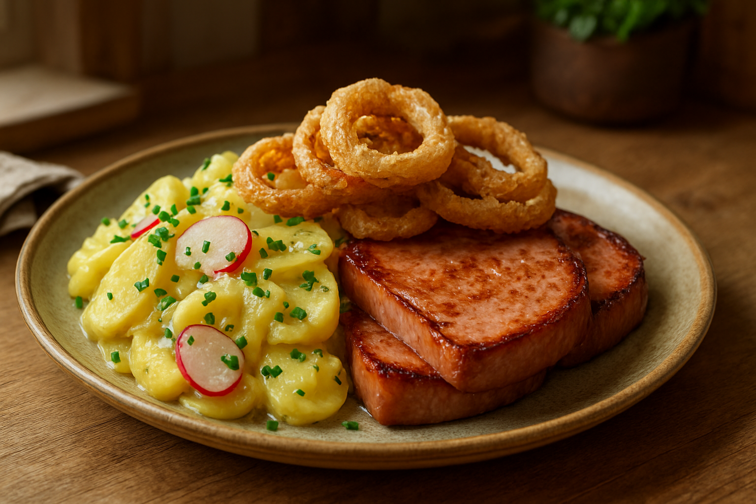 Bayerischer Kartoffelsalat mit Leberkäse – Herzhaftes Oktoberfest-Rezept