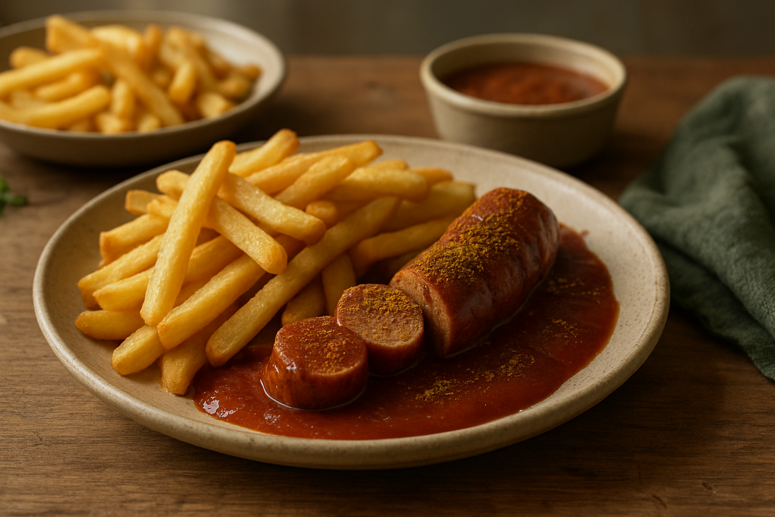 Berliner Currywurst mit Pommes – Klassiker für den Alltag & schnelle Küche
