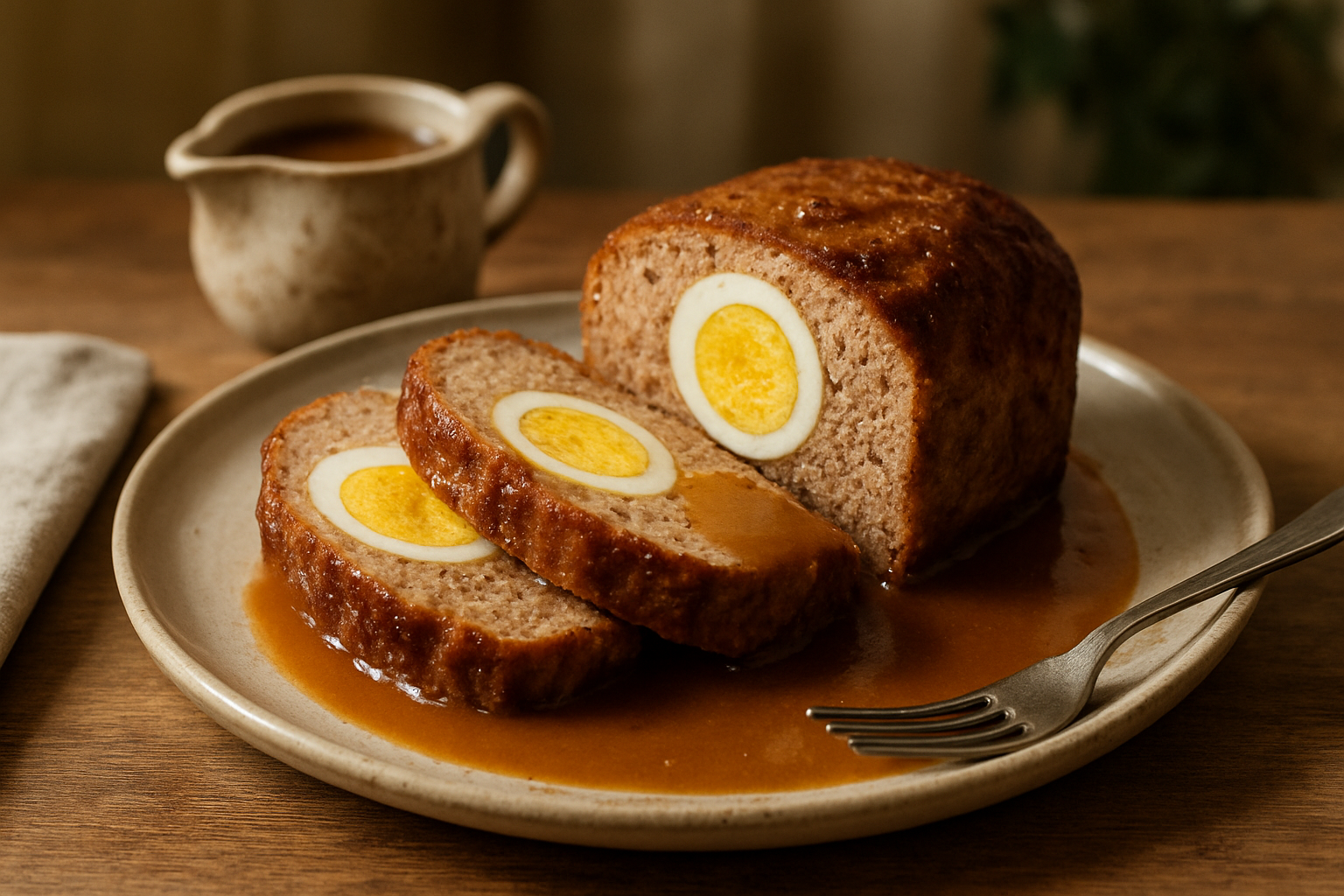 Berlin Meatloaf with Egg Centre – Classic German Comfort for Everyday Meals