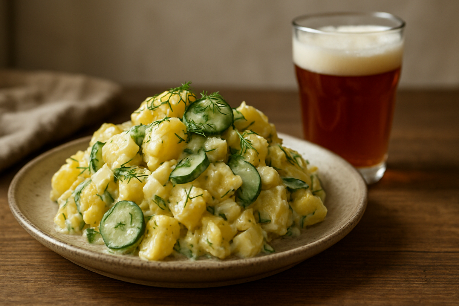Classic Berlin-Style Potato Salad with Berliner Weiße – Perfect for Summer