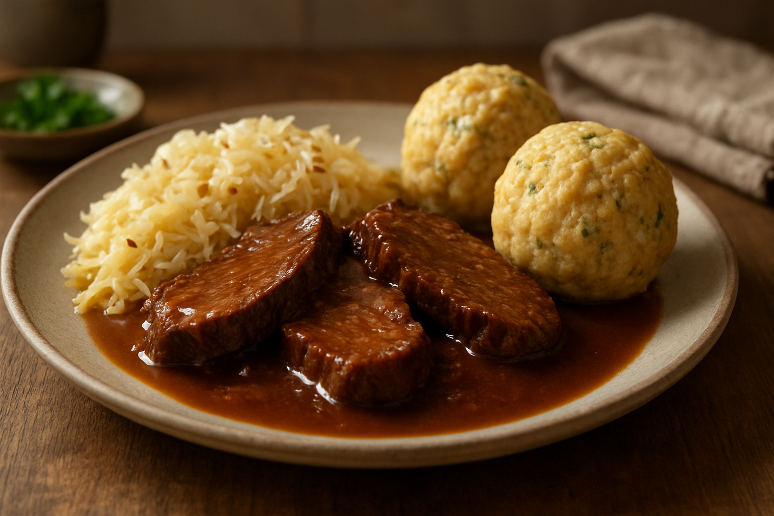 Böfflamott Rezept: Bayerisches Schmorgericht mit Bayrisch Kraut zum Martinstag