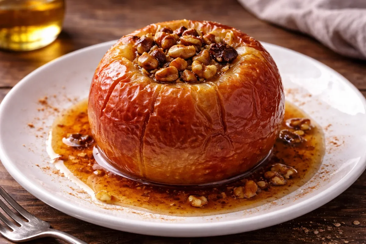 Baked Apples with Marzipan – A Cozy Winter Dessert Classic