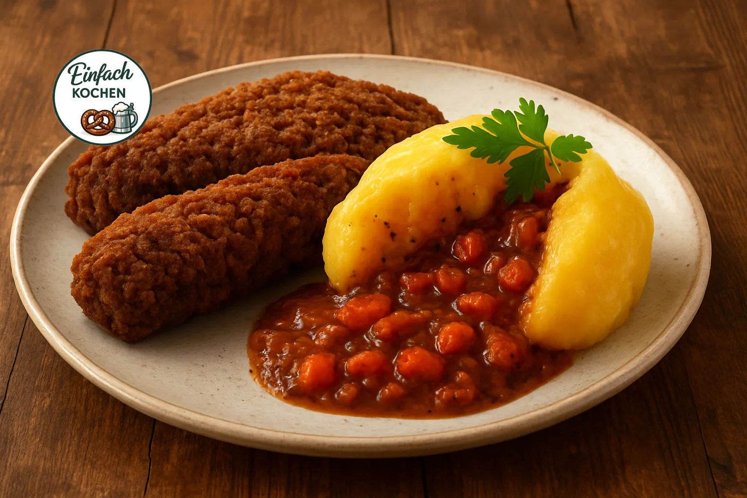 Bratheringe in Specksoße mit Pellkartoffeln