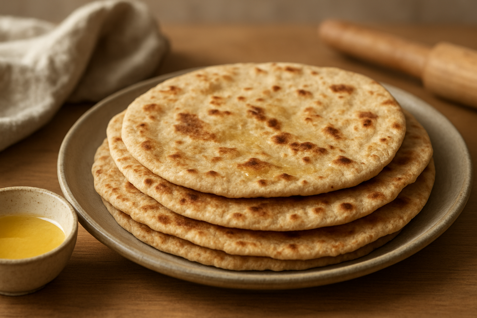 Chapati Rezept: Traditionelles indisches Fladenbrot einfach selber machen