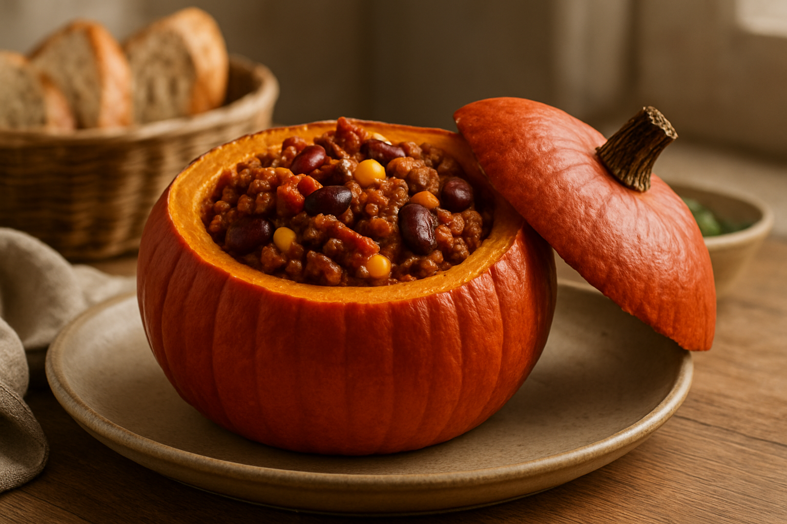 Chili con carne mit Kürbis – Herbstliches Ofengericht für jeden Tag