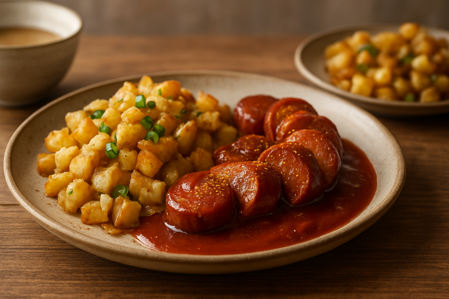 Currywurst mit Hoppel Poppel – herzhaftes Klassiker-Duo für den Alltag