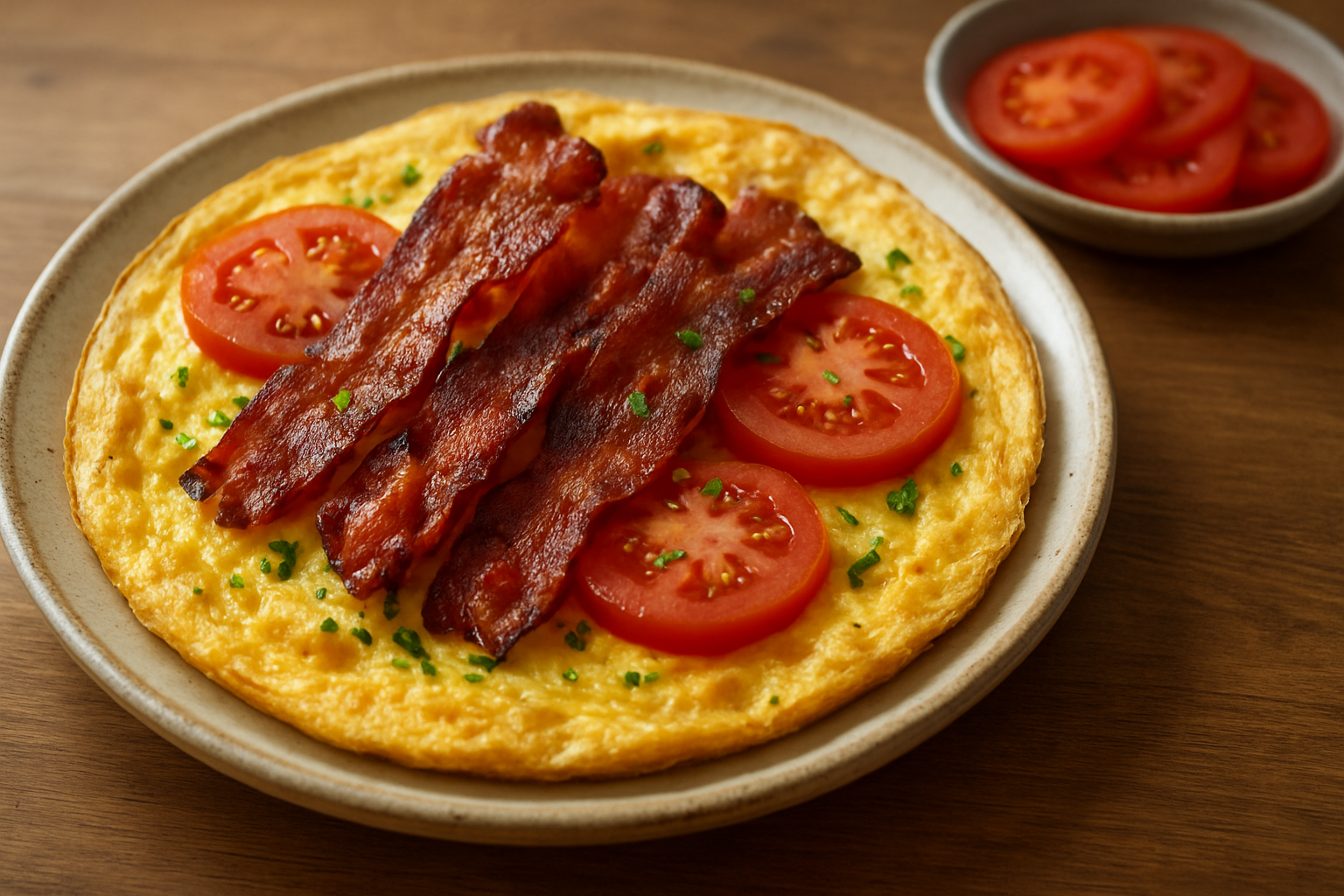 Dänisches Omelette mit Speck und Tomaten – Perfekt für den Alltag