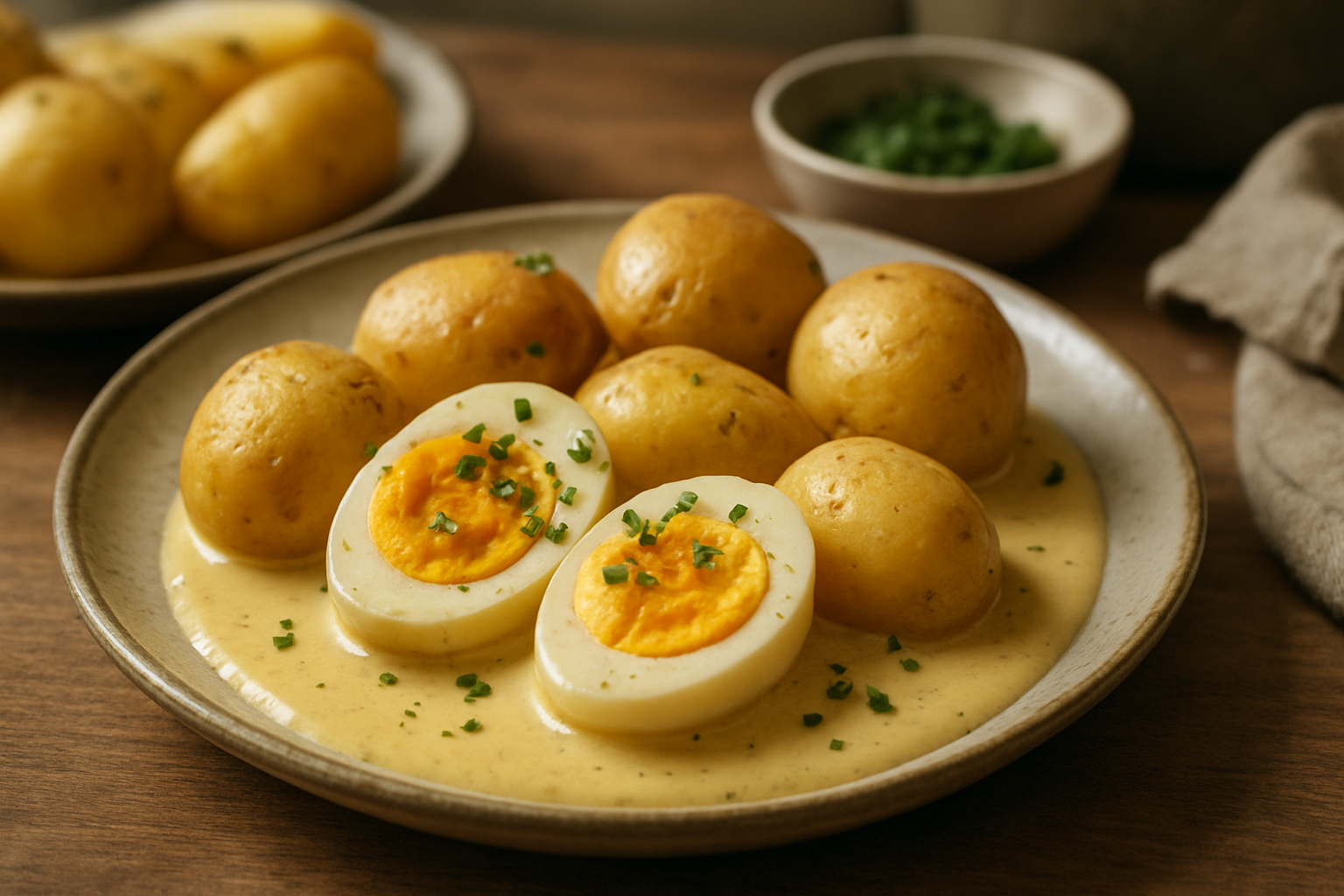 Eier in Senfsoße mit Pellkartoffeln – Herzhaftes Alltagsgericht für jede Jahreszeit