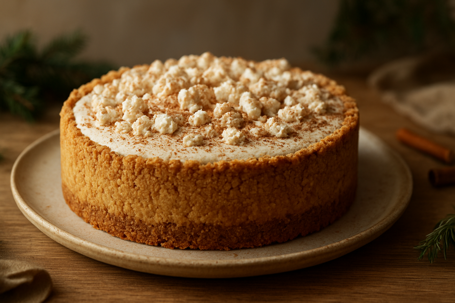 Spekulatius-Quark-Torte ohne Backen – cremiges Weihnachtsdessert