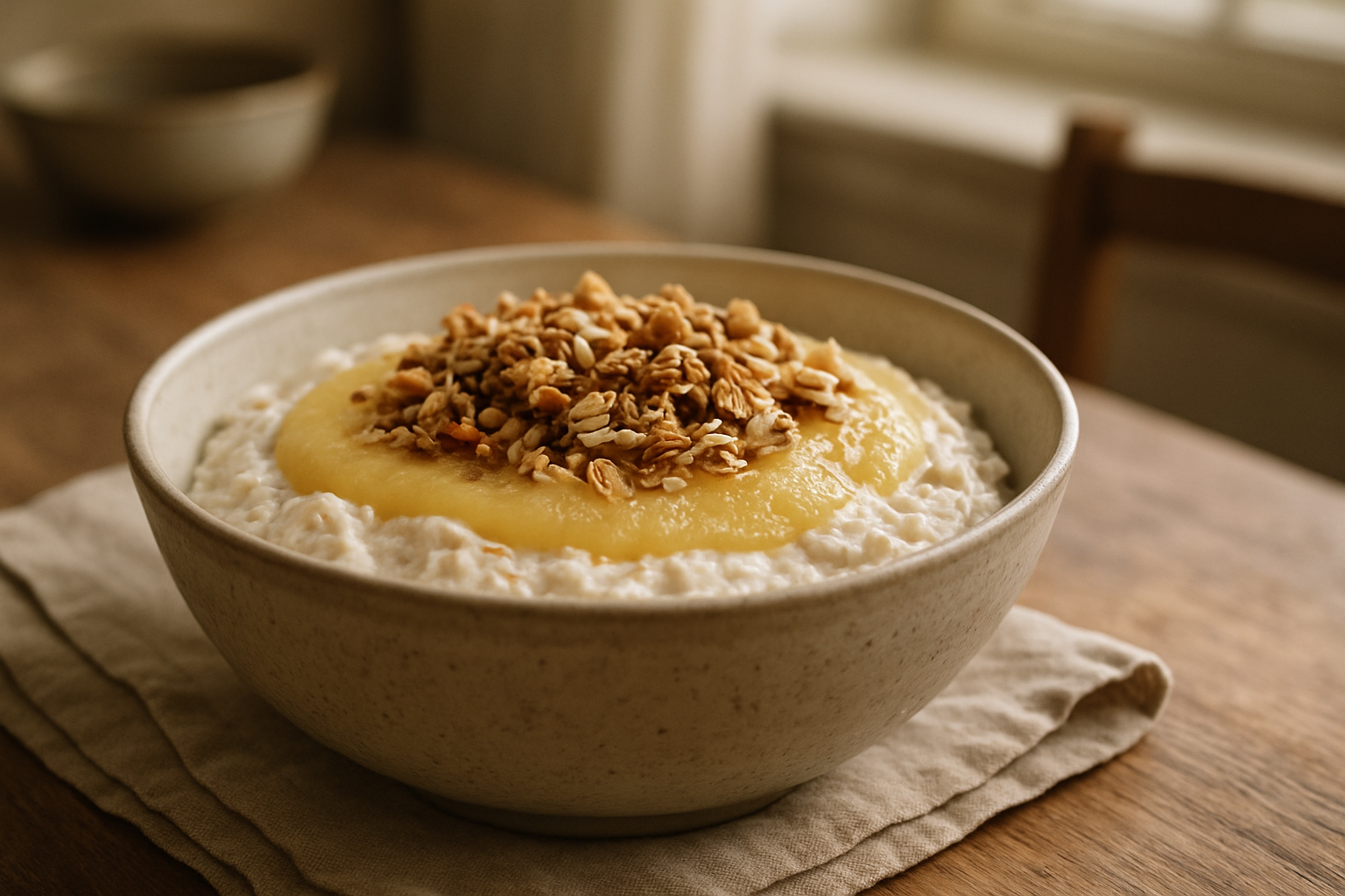 Frisches Bircher Müsli Rezept mit Apfelmus – Perfekt für den Alltag