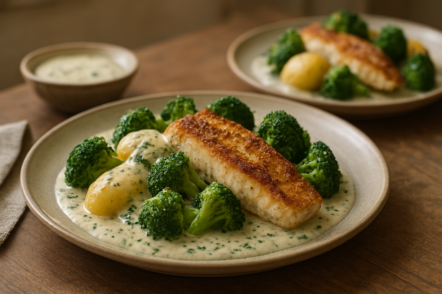 Pollock Roe Fried Pan-Fried Pollock with Herb Sauce – A Light Everyday German Main Course