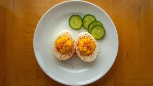 Gefüllte Eier mit würziger Mayonnaise