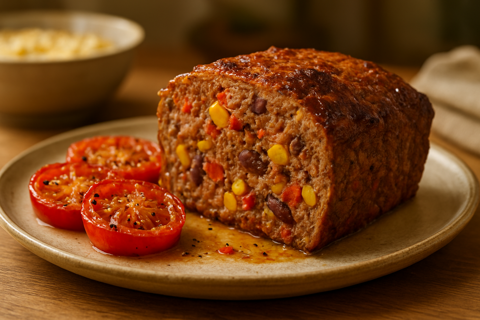 Spiced Meatloaf with Chili Kick – Perfect for Cozy Autumn Evenings