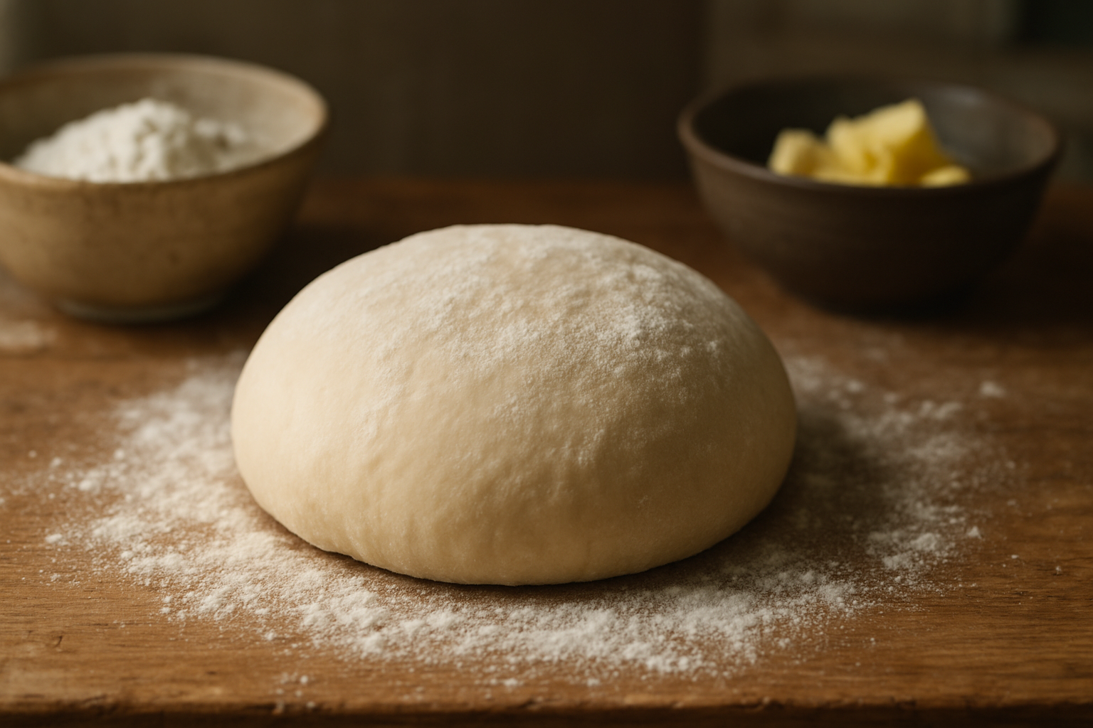 Einfacher Hefeteig Grundrezept für Pizza, Blechkuchen und Gebäck