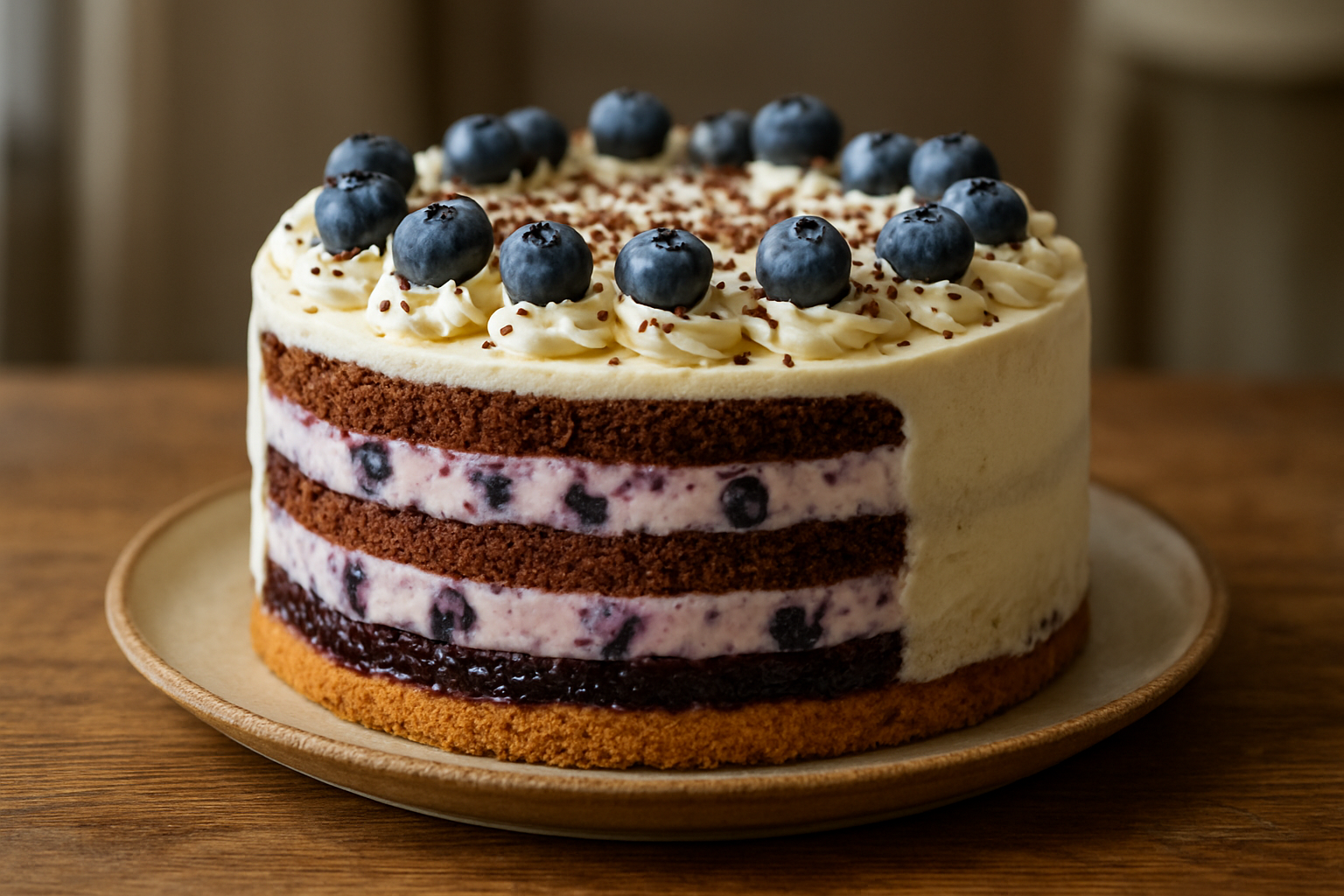 Heidelbeer-Joghurt-Torte: Fruchtiger Genuss für den Sommer