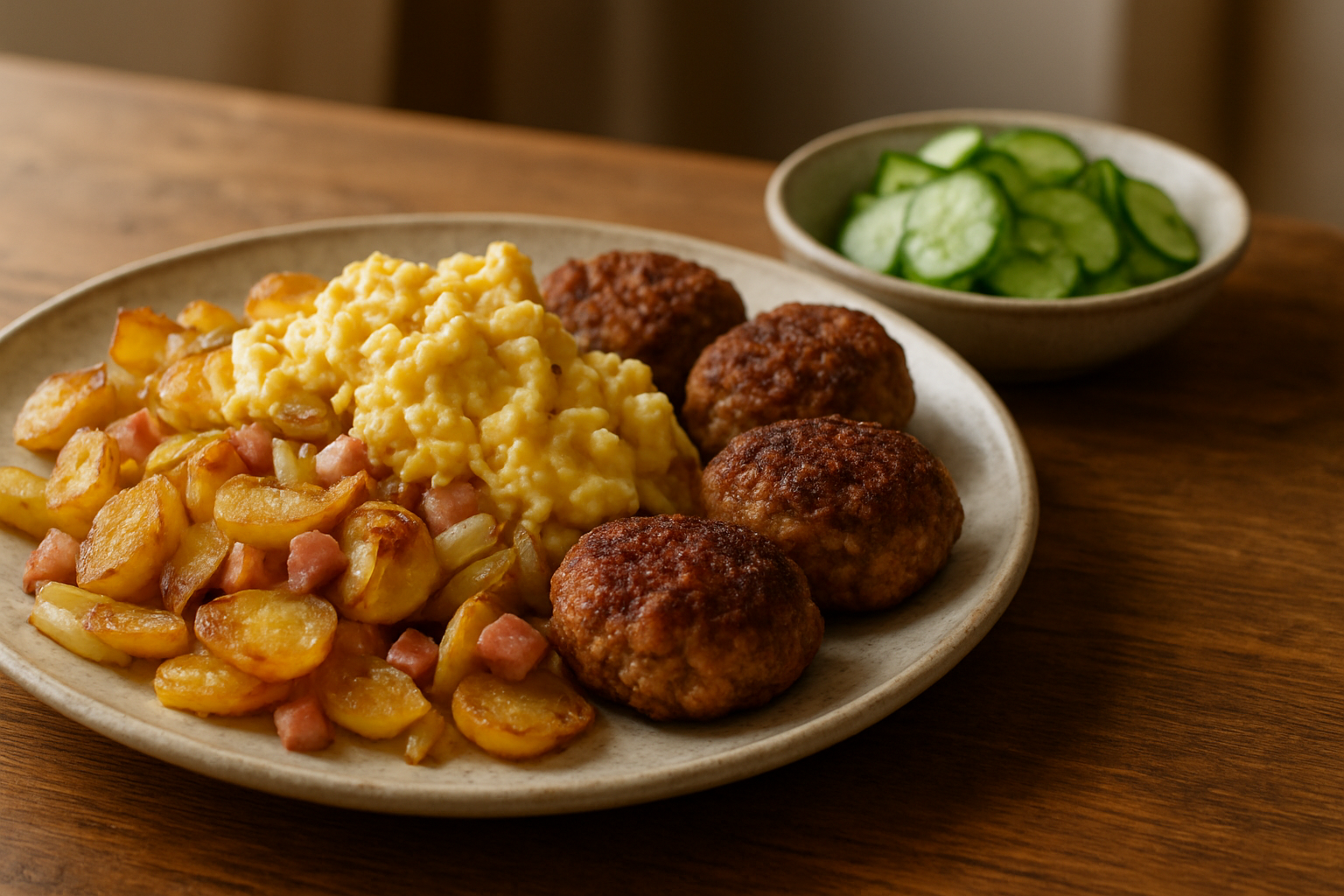 Herzhaftes Bauernfrühstück mit Frikadellen – Klassiker für jeden Tag