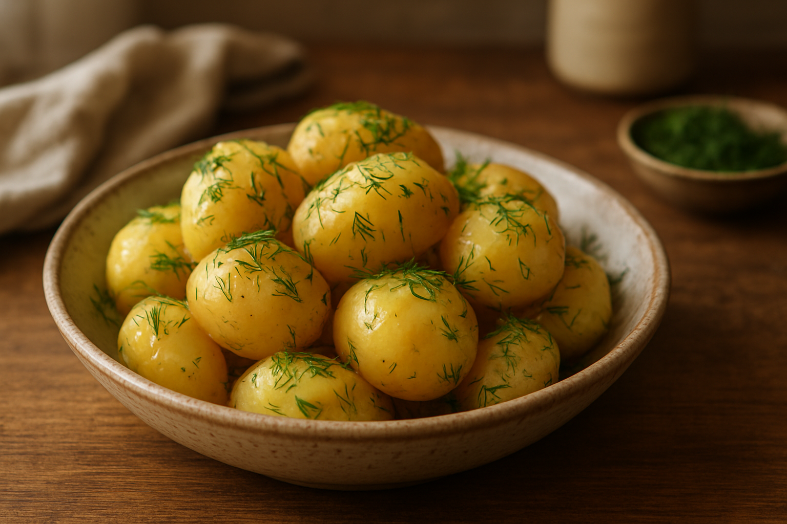 New Potatoes with Dill – Classic German Side Dish for Everyday Meals