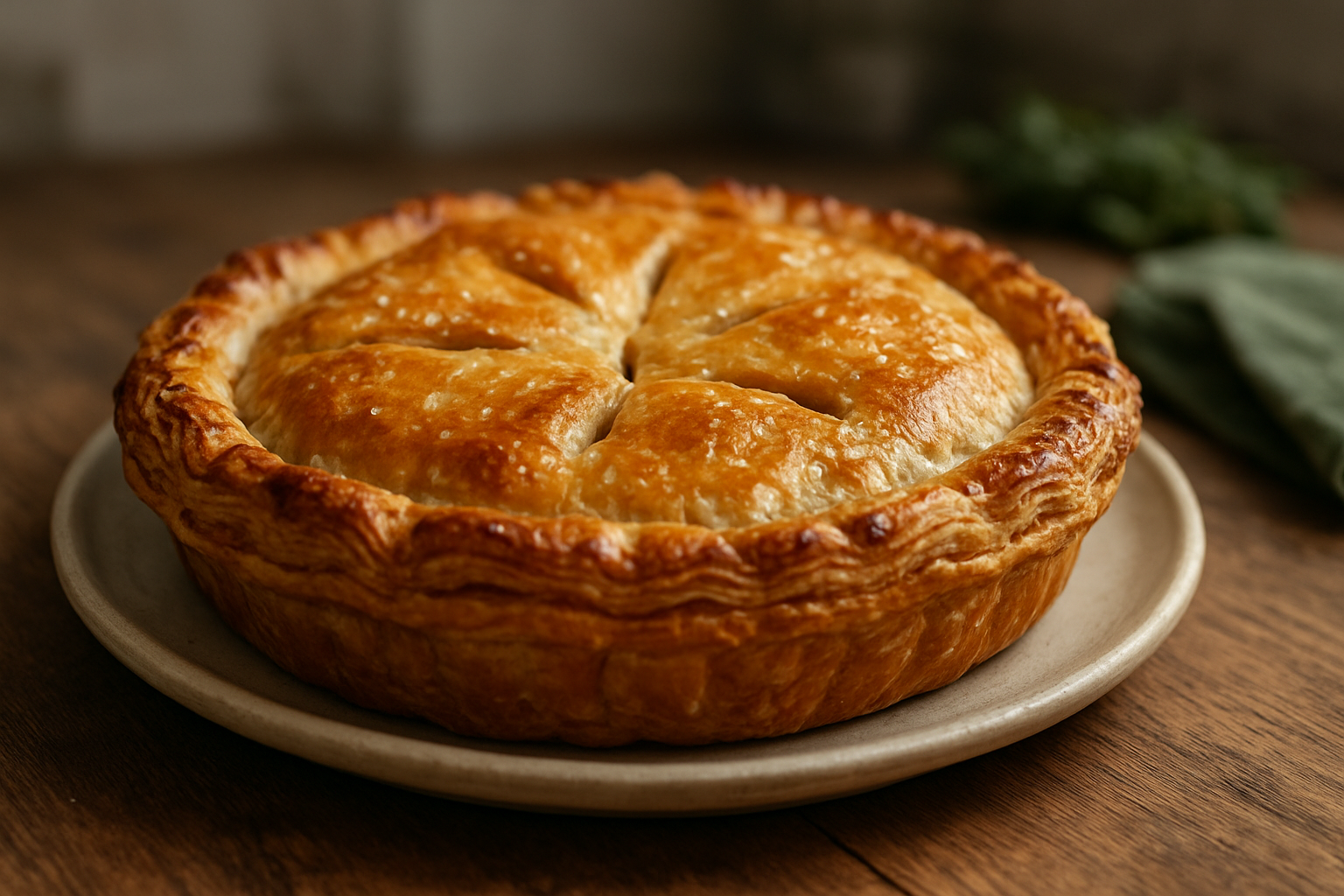 Klassischer Apfelkuchen mit Blätterteig – Herbstlicher Genuss aus Bayern
