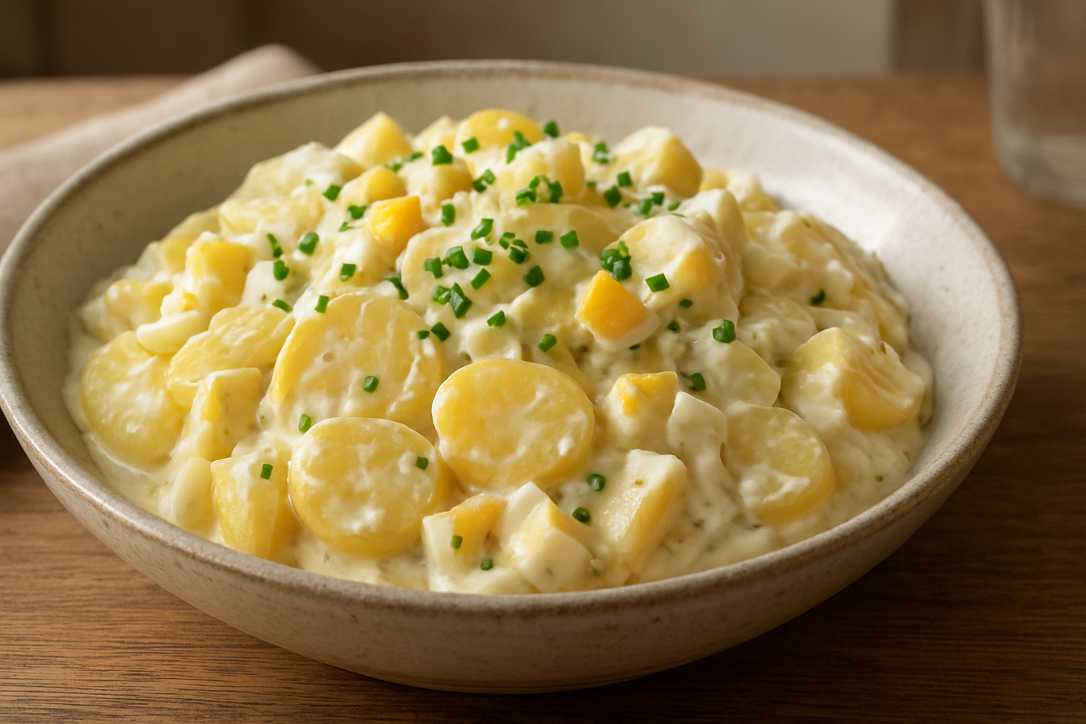 Klassischer Kartoffel-Eiersalat: Perfekte Beilage für den Alltag