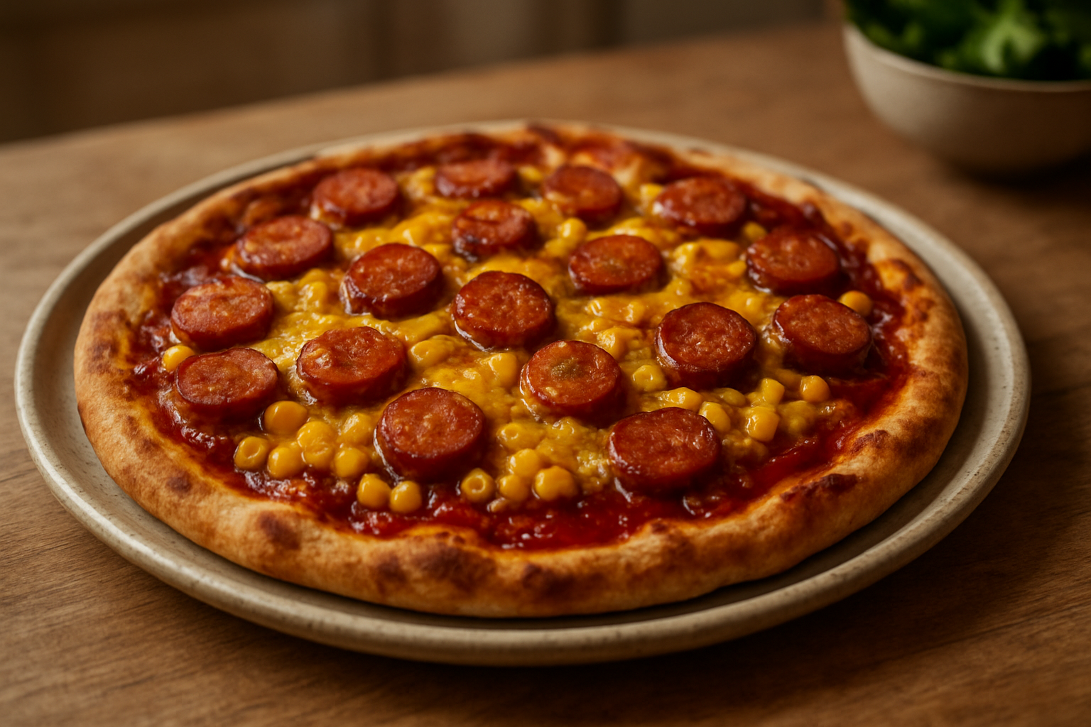 Pizza mit BBQ-Currywurst – Schnelles Rezept für den Alltag