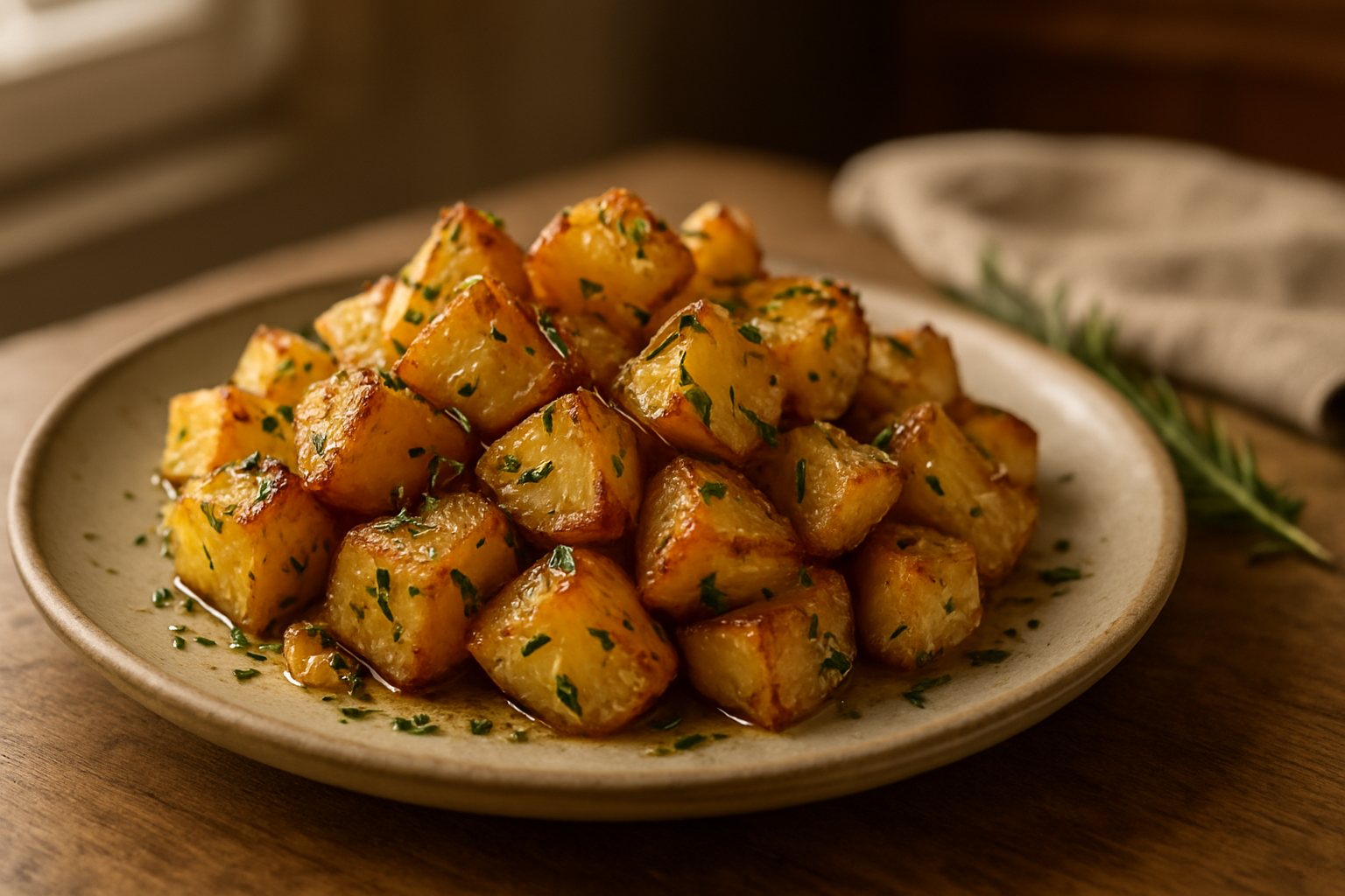 Rosmarinkartoffeln aus dem Ofen – Knusprige Beilage für den Alltag