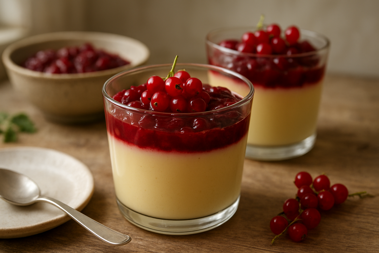 Rote-Grütze-Pudding mit Eierlikör – fruchtig-cremiges Sommerdessert