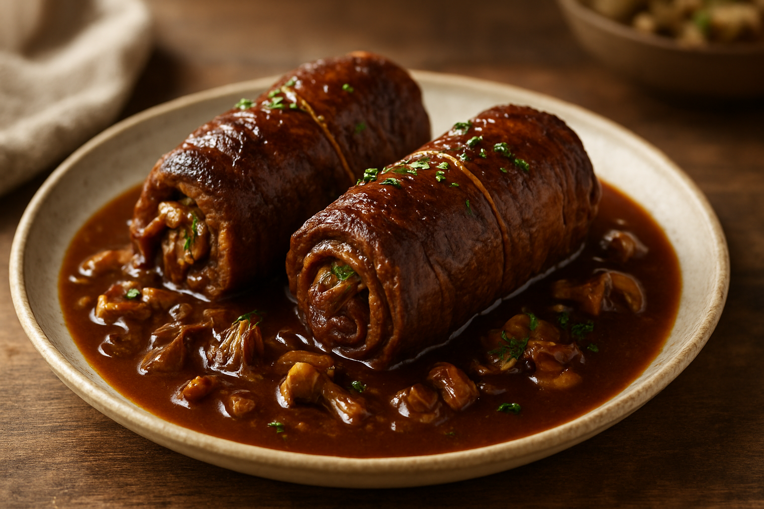 Beef Roulades in Burgundy Sauce – A Classic German Winter Main