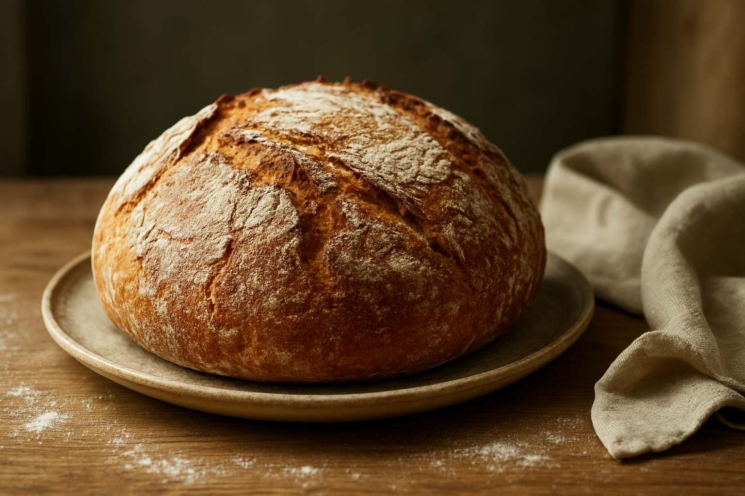 Schweizer Landbrot selber backen: rustikales Brot mit knuspriger Kruste
