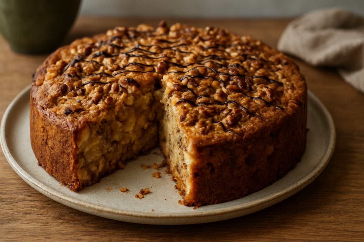 Saftiger Apfelkuchen mit Walnuss – Herbstlicher Genuss aus der Alltagsküche
