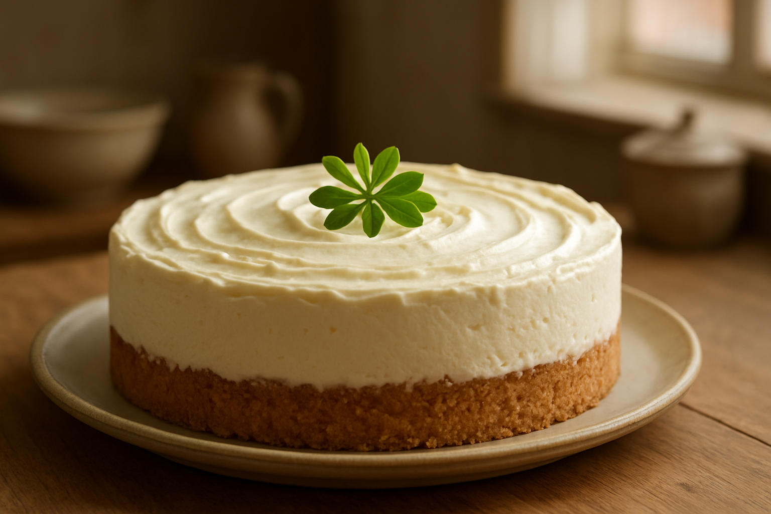 Waldmeister-Torte Rezept: cremig, frisch und ohne Backen