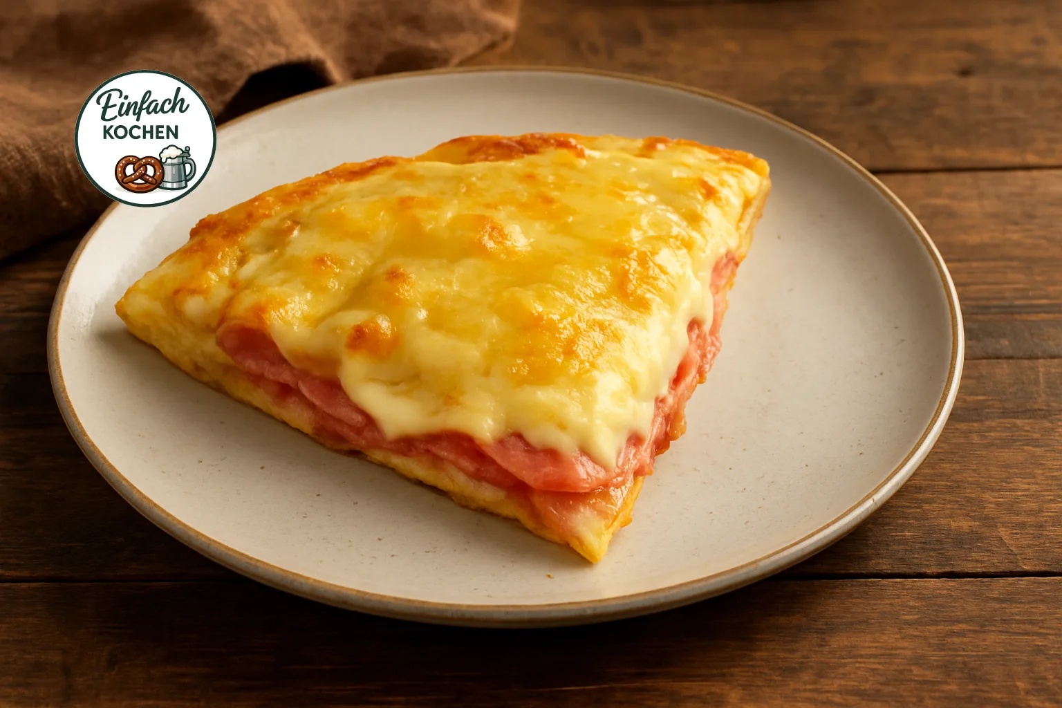 Crêpes im Stil Croque Monsieur