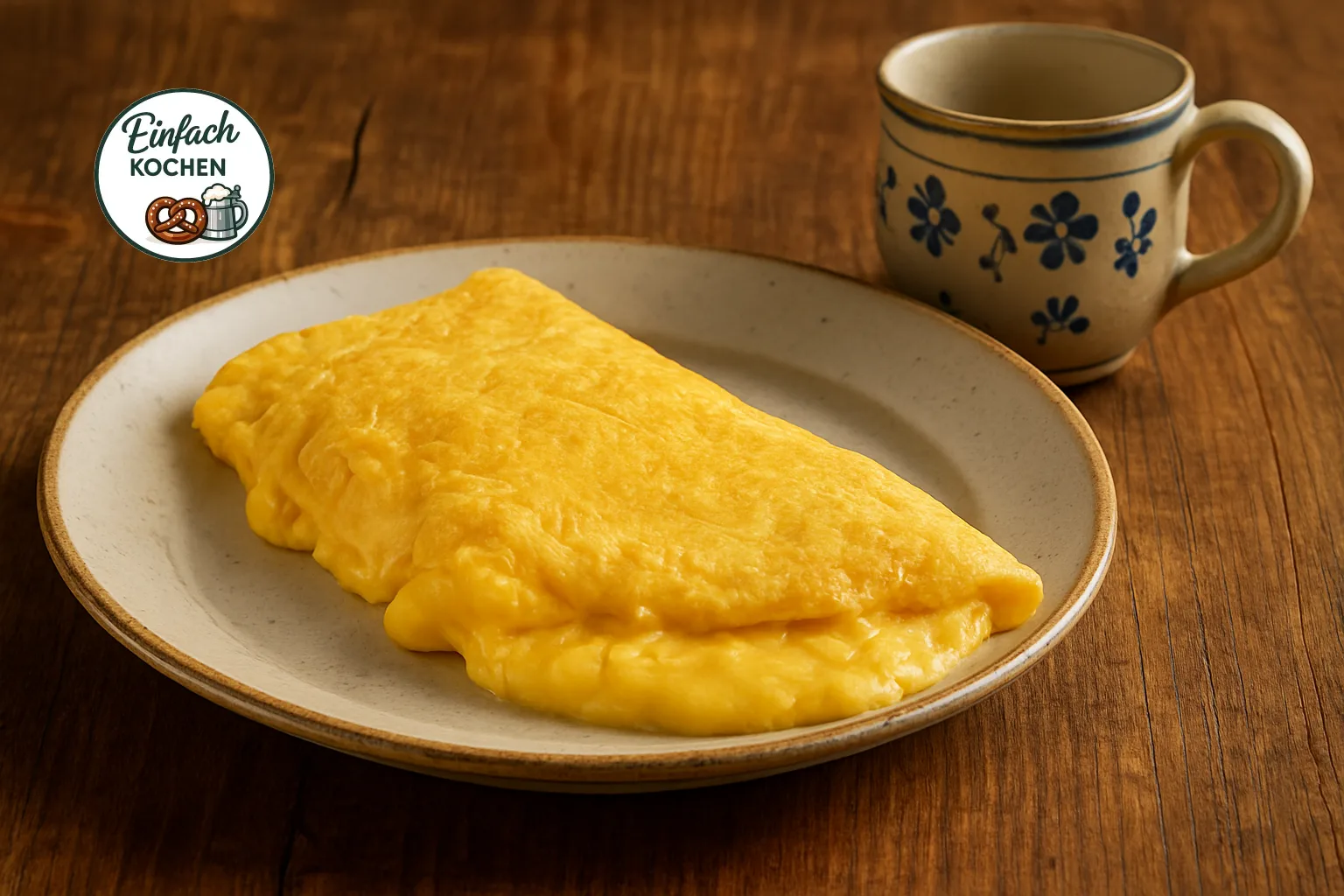 Käseomelett mit Emmentaler