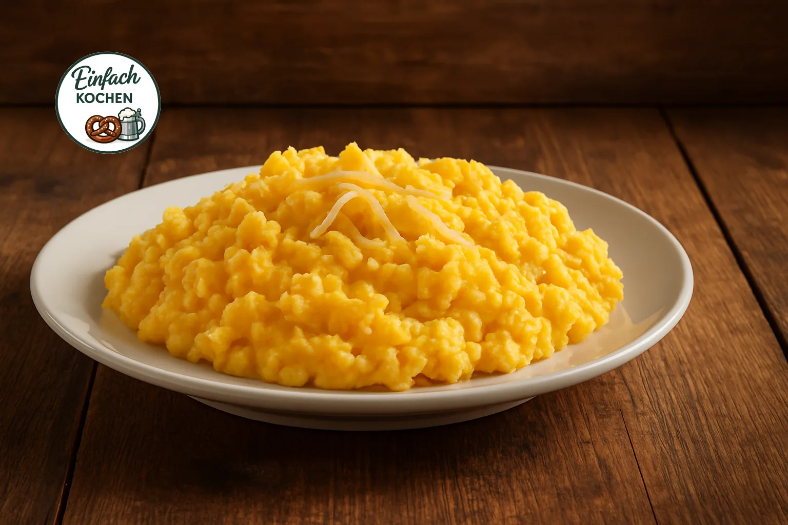 Cremiges Rührei mit Raclettekäse