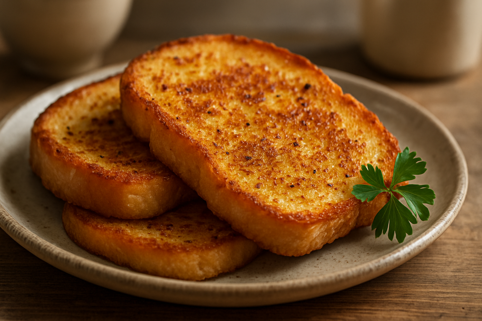 Knoblauch-Eier-Brot – herzhafter Snack mit Pfiff