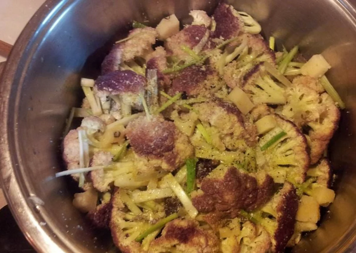 Bastaddi Affucati: A Festive Cauliflower Side from Catania